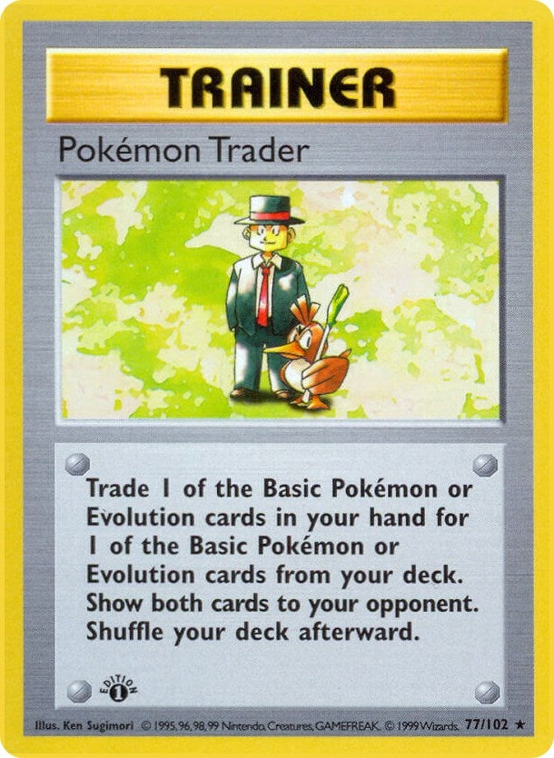 Image for Pokemon Trader (Base Set (Shadowless)) (077/102) - Pokemon