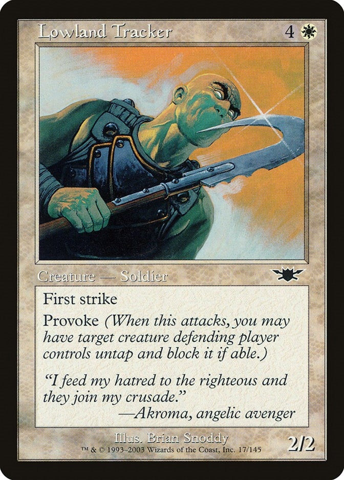 Image for Lowland Tracker (Legions) (17) - Magic: The Gathering