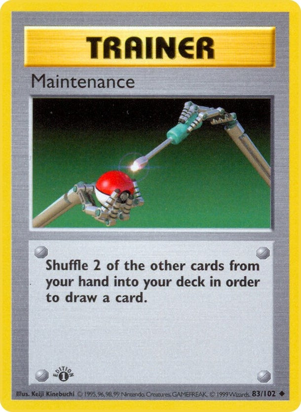 Image for Maintenance (Base Set (Shadowless)) (083/102) - Pokemon