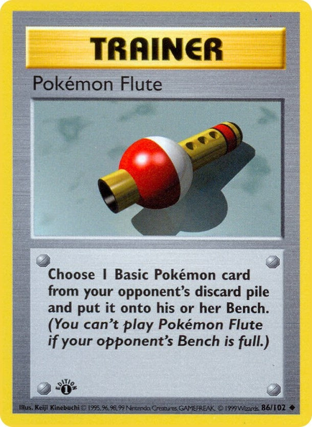 Image for Pokemon Flute (Base Set (Shadowless)) (086/102) - Pokemon