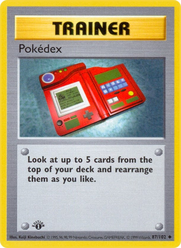 Image for Pokedex (Base Set (Shadowless)) (087/102) - Pokemon