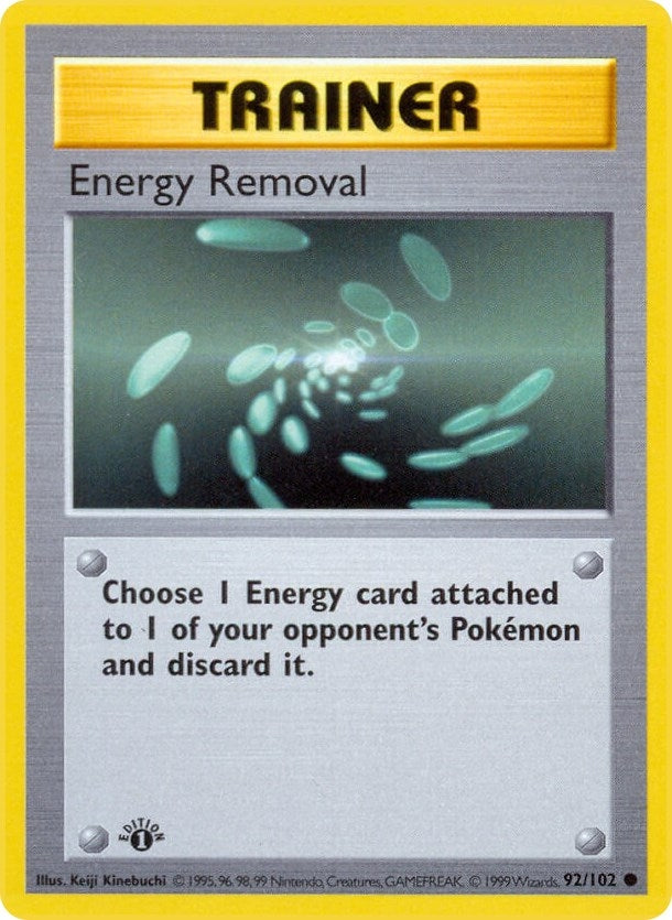 Image for Energy Removal (Base Set (Shadowless)) (092/102) - Pokemon