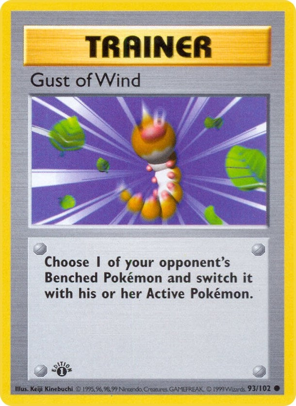 Image for Gust of Wind (Base Set (Shadowless)) (093/102) - Pokemon