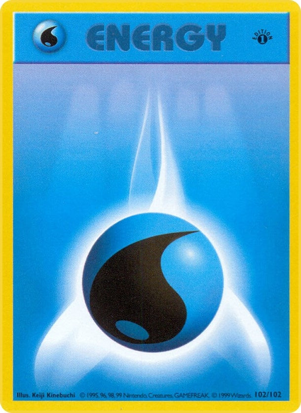 Image for Water Energy (Base Set (Shadowless)) (102/102) - Pokemon