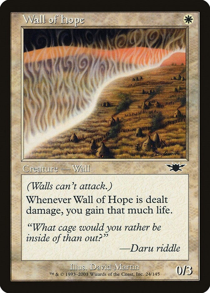 Image for Wall of Hope (Legions) (24) - Magic: The Gathering