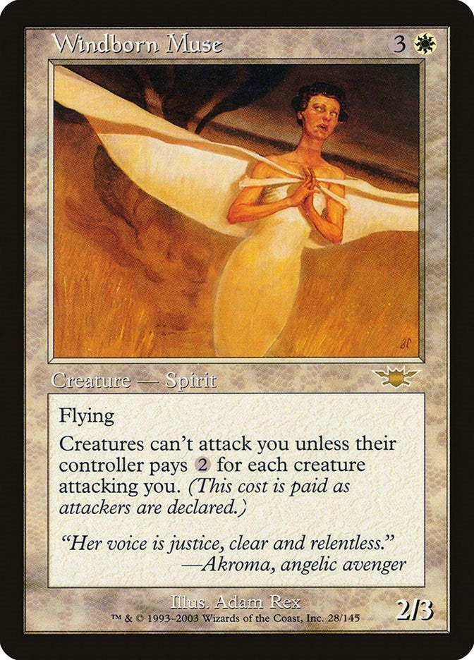 Image for Windborn Muse (Legions) (28) - Magic: The Gathering