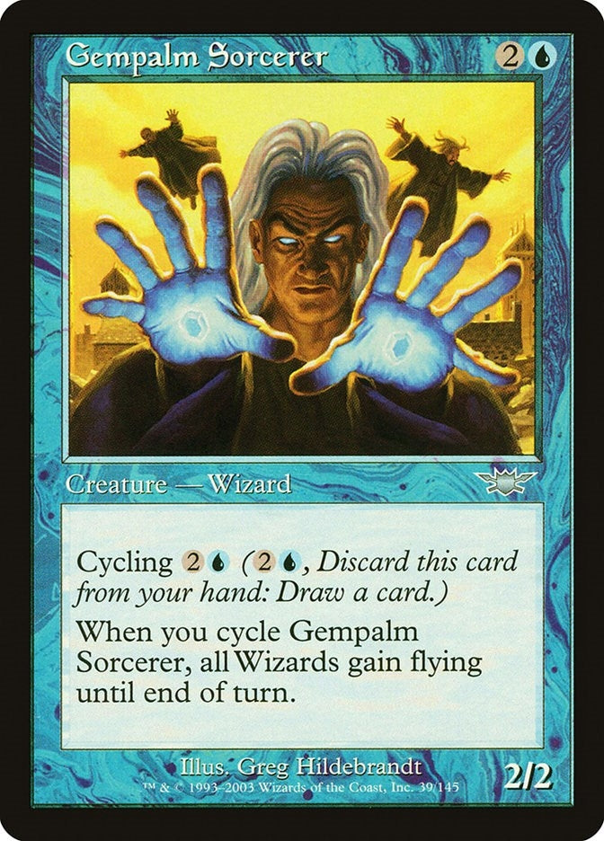 Image for Gempalm Sorcerer (Legions) (39) - Magic: The Gathering