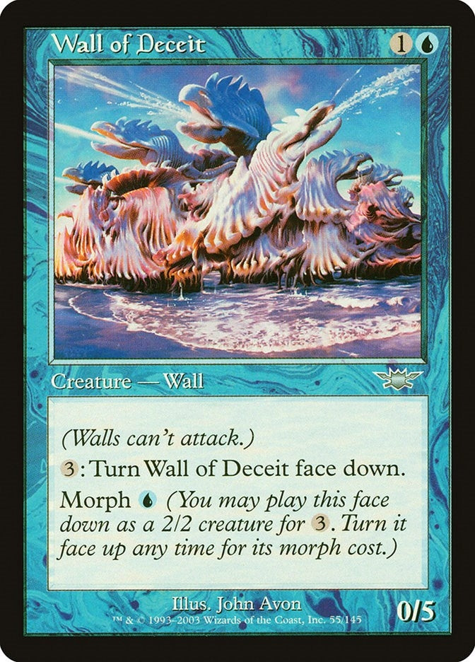 Image for Wall of Deceit (Legions) (55) - Magic: The Gathering