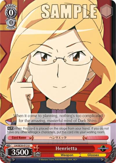 Image for Henrietta (Alternate Art Foil) (LOG HORIZON) (LH/SE20-E12 U) - Weiss Schwarz