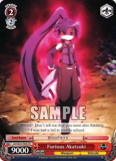 Image for Furious Akatsuki (LOG HORIZON) (LH/SE20-TE08 TD) - Weiss Schwarz