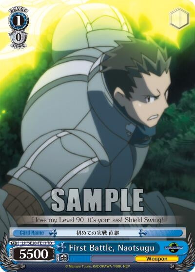 Image for First Battle, Naotsugu (LOG HORIZON) (LH/SE20-TE13 TD) - Weiss Schwarz