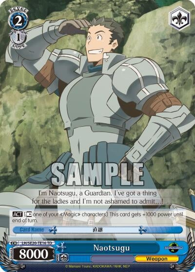 Image for Naotsugu (LOG HORIZON) (LH/SE20-TE16 TD) - Weiss Schwarz