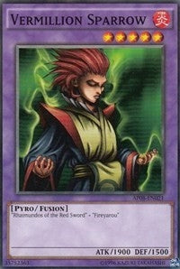 Image for Vermillion Sparrow (Astral Pack 8) (AP08-EN021) - YuGiOh