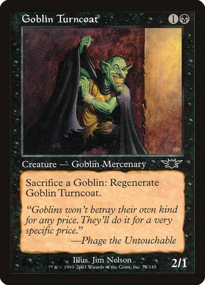 Image for Goblin Turncoat (Legions) (72) - Magic: The Gathering