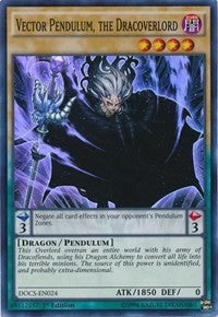 Image for Vector Pendulum, the Dracoverlord (Dimension of Chaos) (DOCS-EN024) - YuGiOh