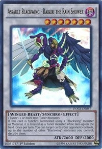 Image for Assault Blackwing - Raikiri the Rain Shower (Dimension of Chaos) (DOCS-EN047) - YuGiOh