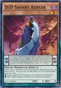 Image for D/D Savant Kepler (Dimension of Chaos) (DOCS-EN092) - YuGiOh