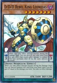Image for D/D/D Rebel King Leonidas (Dimension of Chaos) (DOCS-EN098) - YuGiOh
