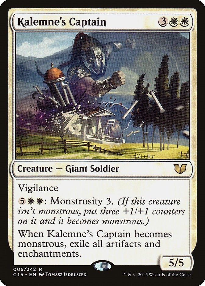 Image for Kalemne's Captain (Commander 2015) (5) - Magic: The Gathering