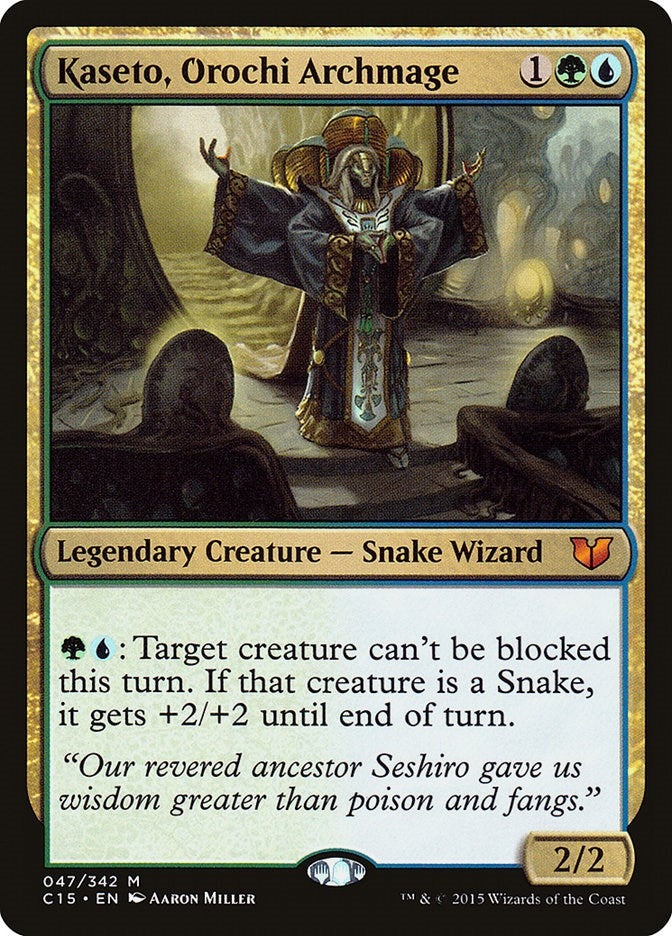 Image for Kaseto, Orochi Archmage (Commander 2015) (47) - Magic: The Gathering