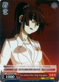 Image for Pure-looking Clothes, Hitagi Senjyogahara (BAKEMONOGATARI) (BM/S15-E109 PR) - Weiss Schwarz