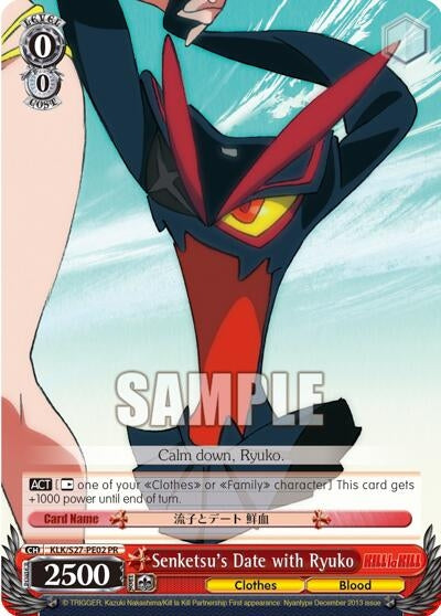 Image for Senketsu's Date with Ryuko (KILL la KILL) (KLK/S27-PE02 PR) - Weiss Schwarz