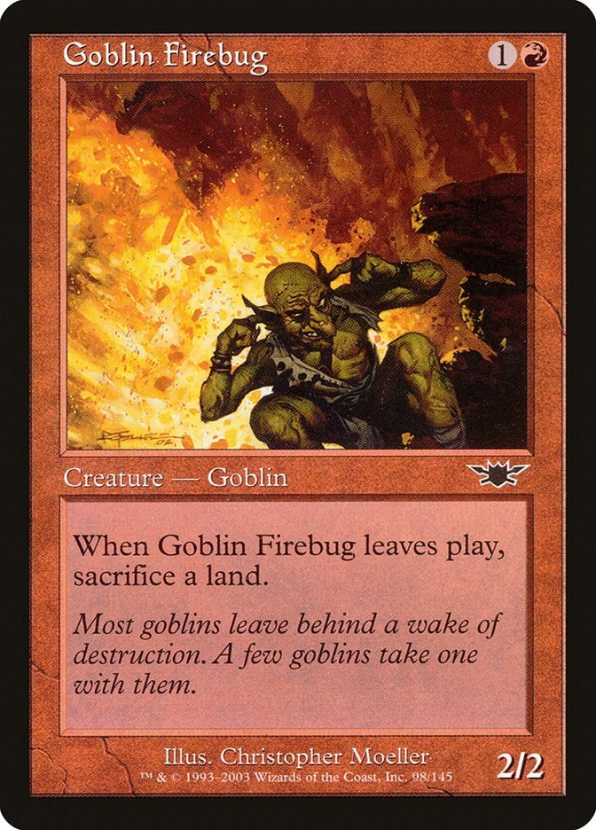 Image for Goblin Firebug (Legions) (98) - Magic: The Gathering