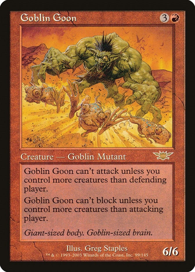 Image for Goblin Goon (Legions) (99) - Magic: The Gathering