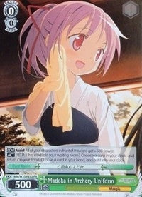 Image for Madoka in Archery Uniform (Puella Magi Madoka Magica the Movie -Rebellion-) (MM/W35-PE02 PR) - Weiss Schwarz