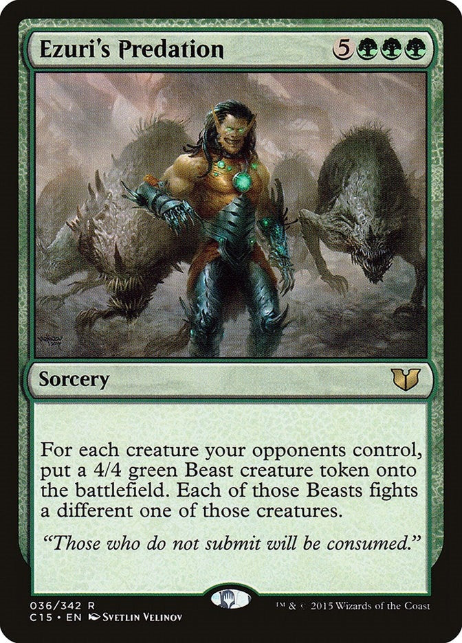 Image for Ezuri's Predation (Commander 2015) (36) - Magic: The Gathering