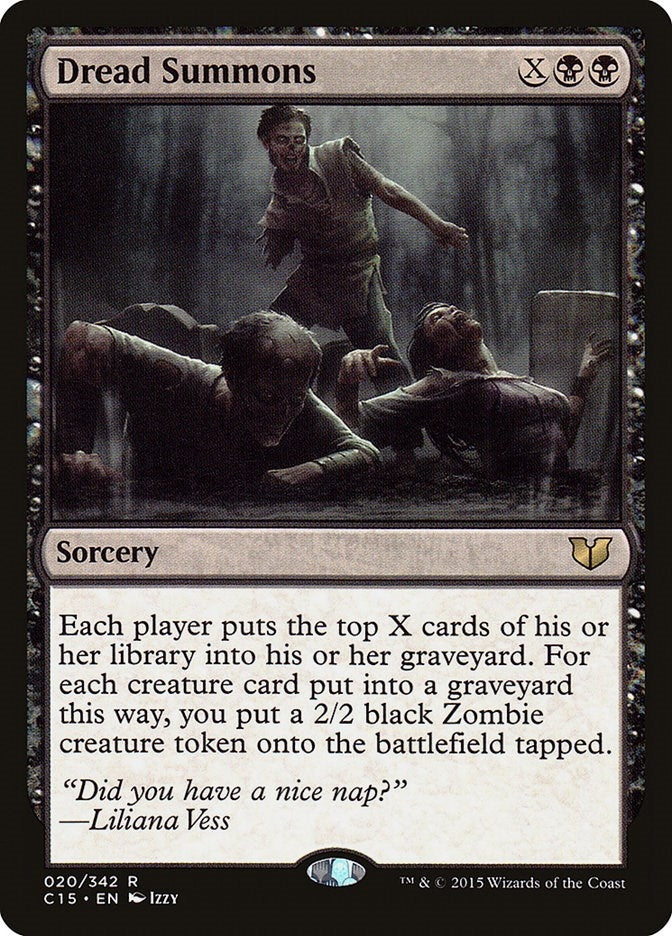 Image for Dread Summons (Commander 2015) (20) - Magic: The Gathering
