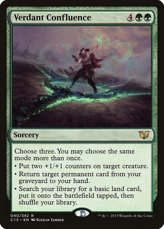 Image for Verdant Confluence (Commander 2015) (40) - Magic: The Gathering