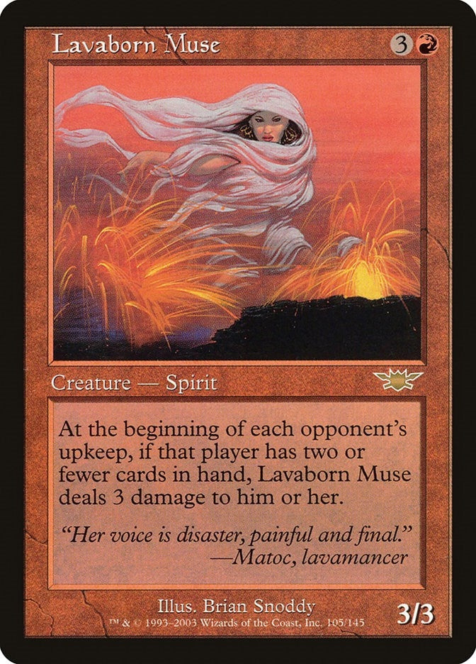 Image for Lavaborn Muse (Legions) (105) - Magic: The Gathering