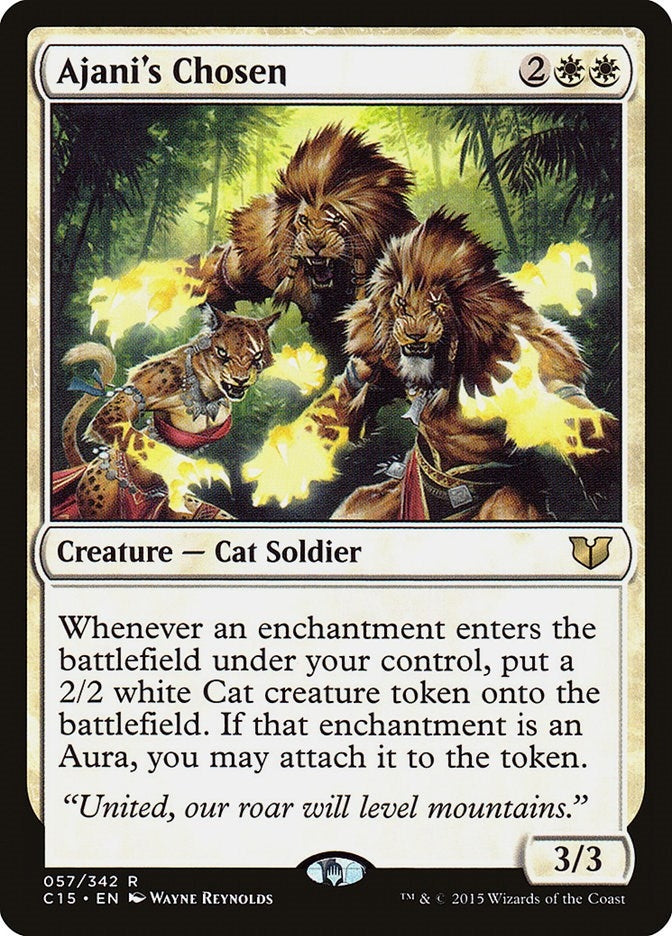 Image for Ajani's Chosen (Commander 2015) (57) - Magic: The Gathering