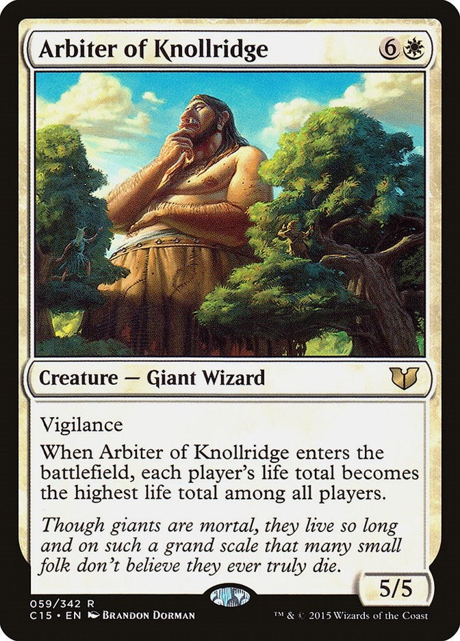 Image for Arbiter of Knollridge (Commander 2015) (59) - Magic: The Gathering