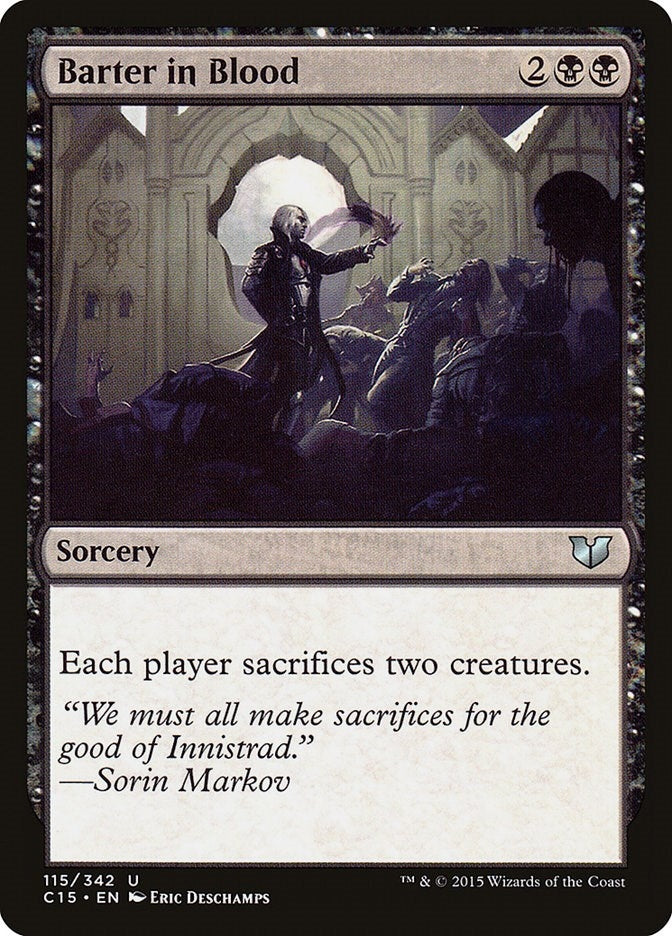 Image for Barter in Blood (Commander 2015) (115) - Magic: The Gathering