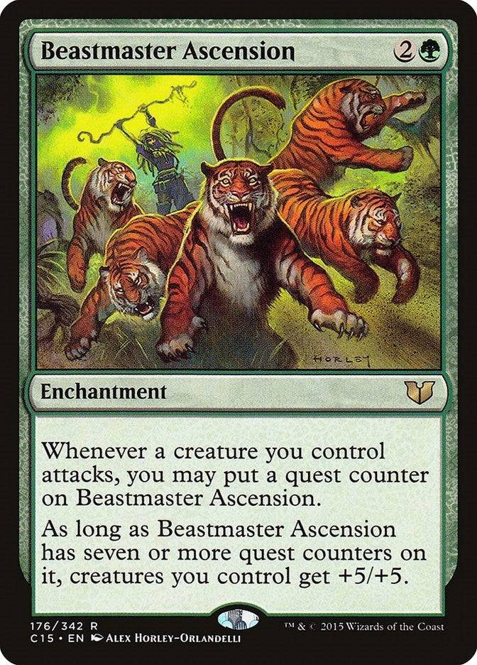 Image for Beastmaster Ascension (Commander 2015) (176) - Magic: The Gathering