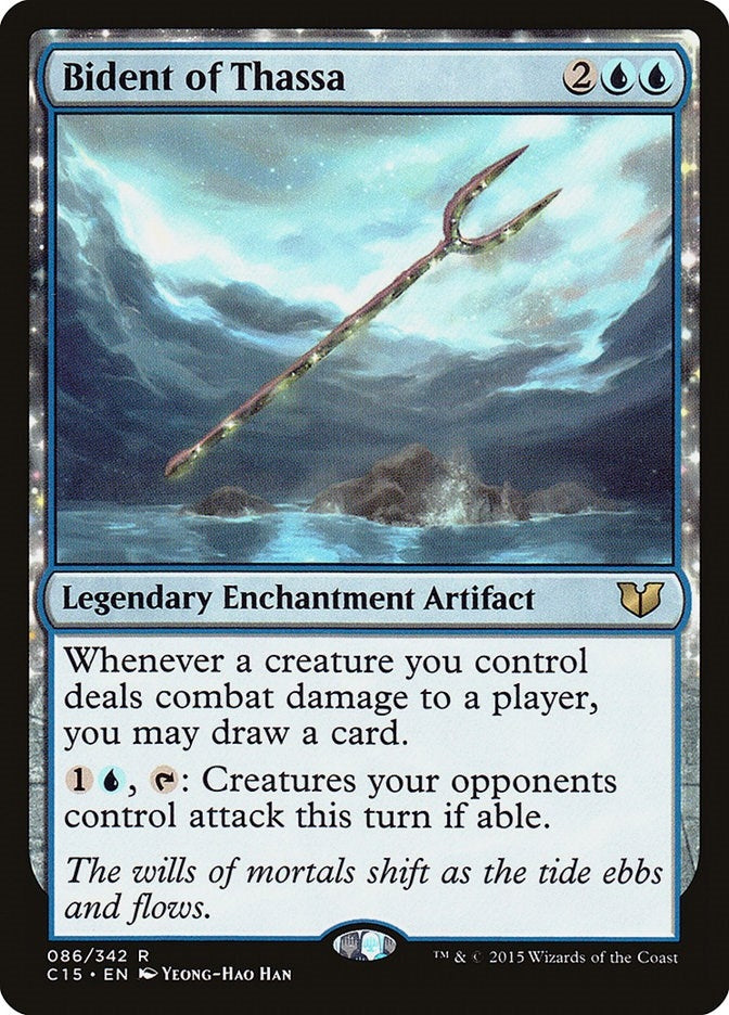 Image for Bident of Thassa (Commander 2015) (86) - Magic: The Gathering