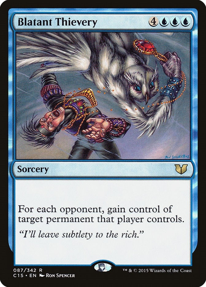 Image for Blatant Thievery (Commander 2015) (87) - Magic: The Gathering