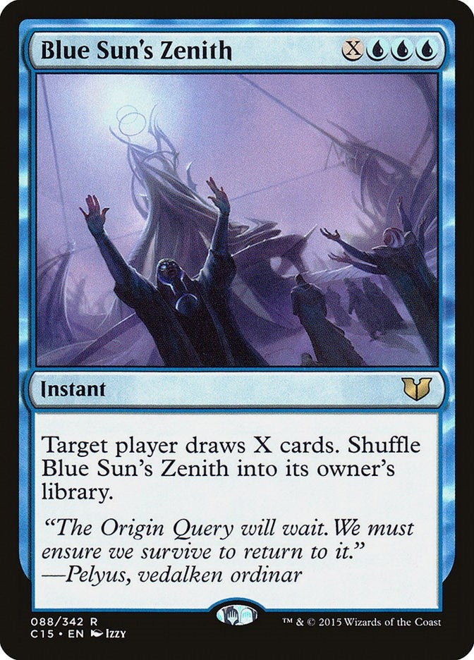 Image for Blue Sun's Zenith (Commander 2015) (88) - Magic: The Gathering
