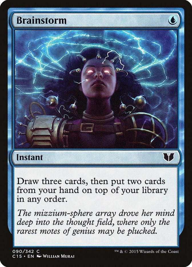 Image for Brainstorm (Commander 2015) (90) - Magic: The Gathering