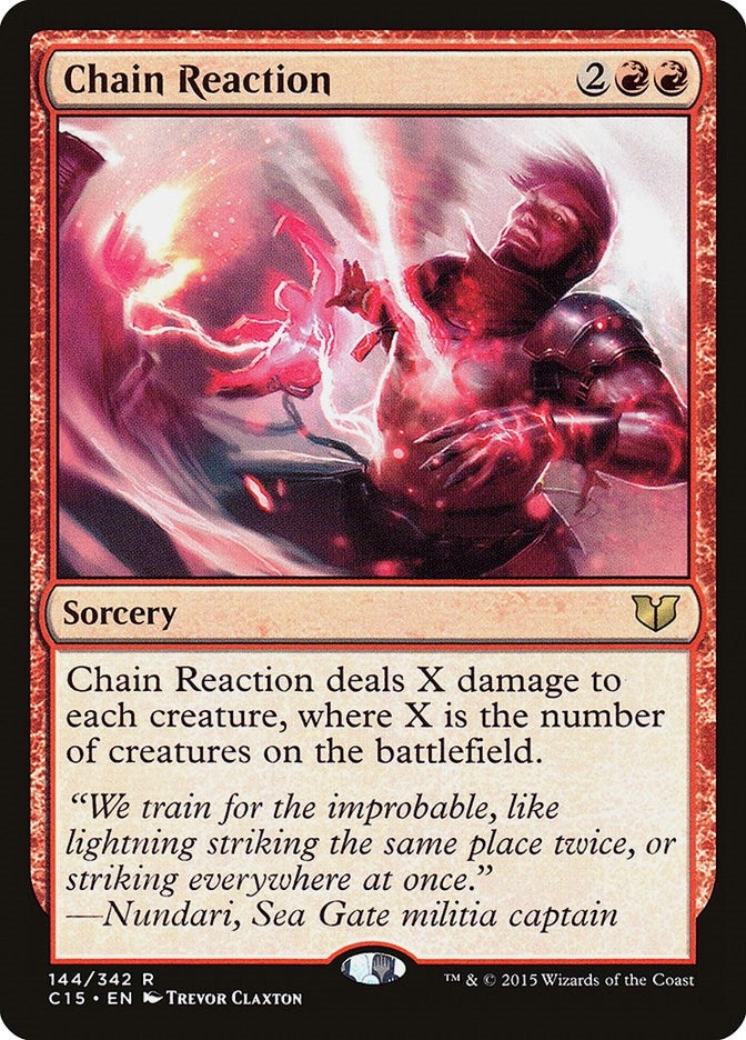 Image for Chain Reaction (Commander 2015) (144) - Magic: The Gathering