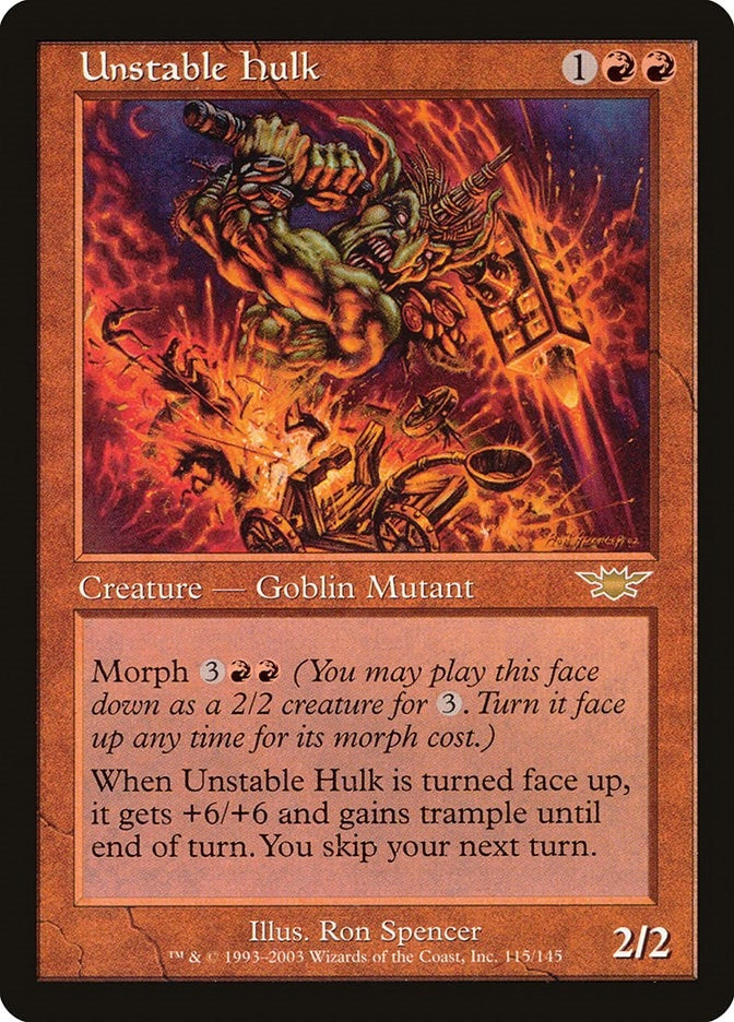 Image for Unstable Hulk (Legions) (115) - Magic: The Gathering