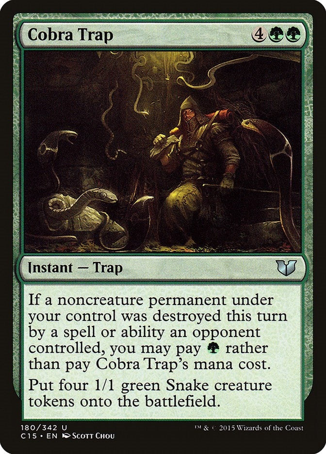Image for Cobra Trap (Commander 2015) (180) - Magic: The Gathering