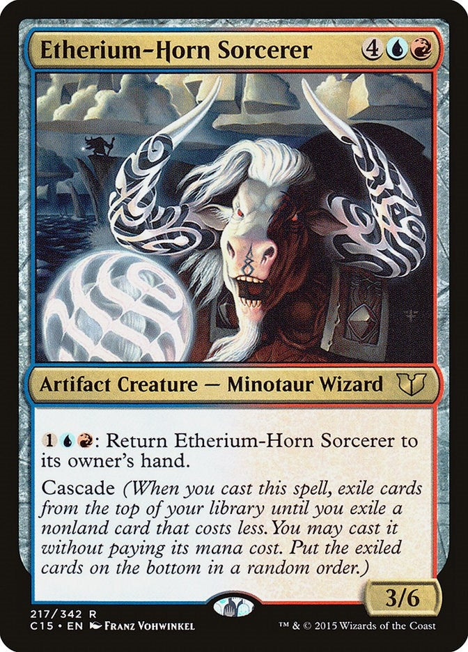 Image for Etherium-Horn Sorcerer (Commander 2015) (217) - Magic: The Gathering