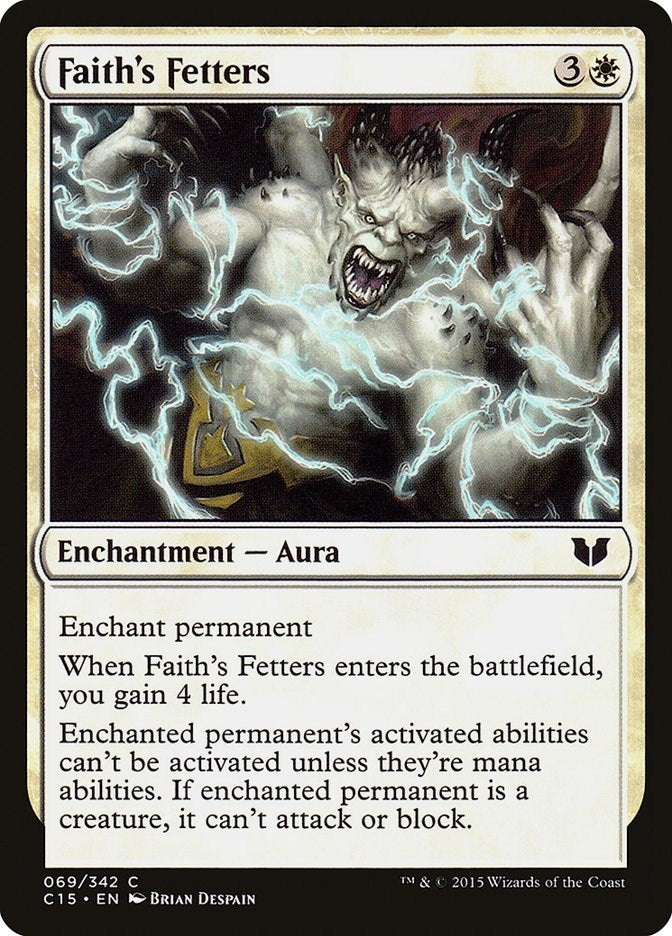 Image for Faith's Fetters (Commander 2015) (69) - Magic: The Gathering