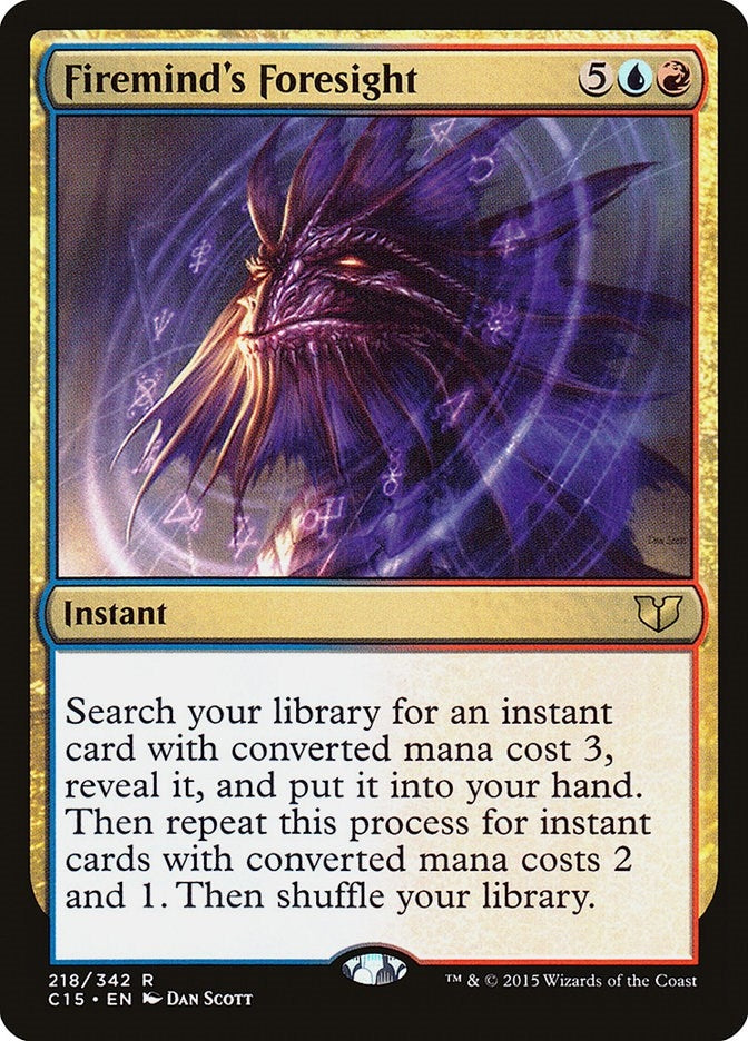 Image for Firemind's Foresight (Commander 2015) (218) - Magic: The Gathering