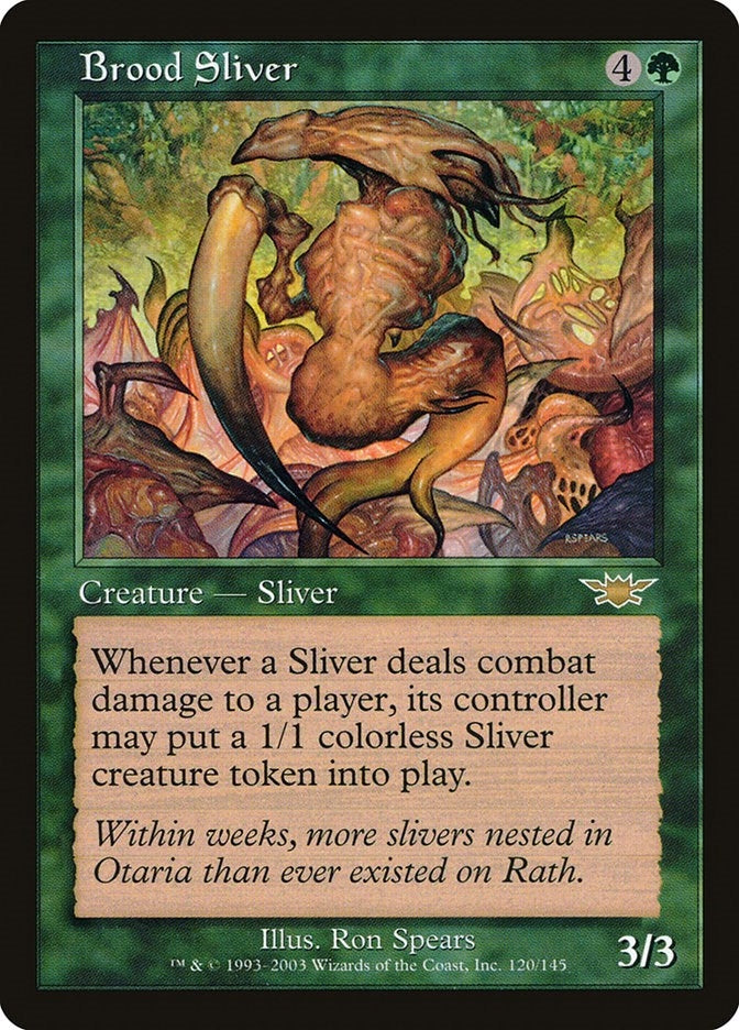 Image for Brood Sliver (Legions) (120) - Magic: The Gathering