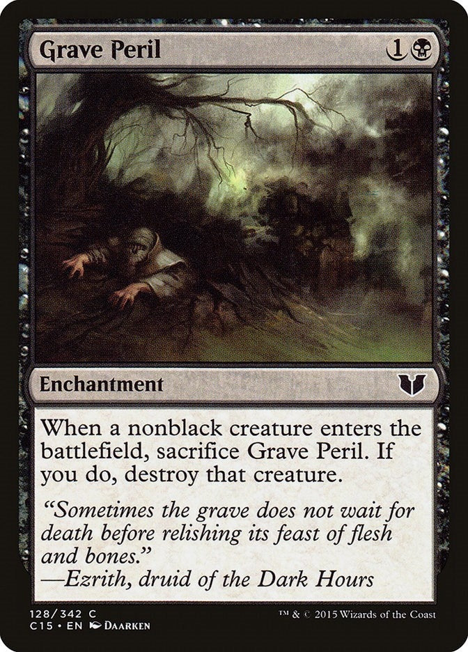 Image for Grave Peril (Commander 2015) (128) - Magic: The Gathering