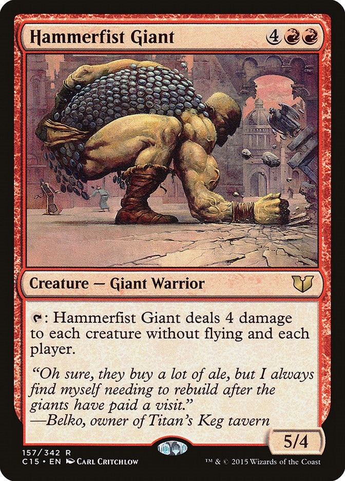 Image for Hammerfist Giant (Commander 2015) (157) - Magic: The Gathering